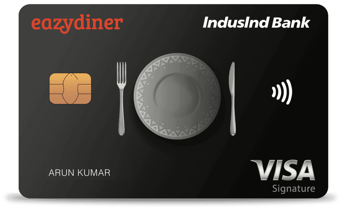 EazyDiner IndusInd Bank Signature Credit Card