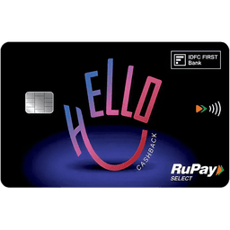 IDFC FIRST Hello Cashback Credit Card