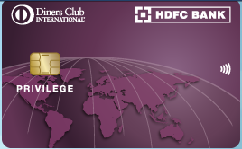 HDFC Diners Club Privilege Credit Card