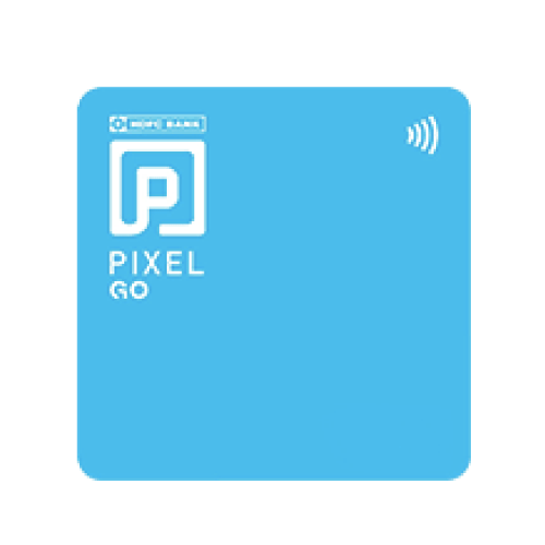 Image of HDFC Bank PIXEL Go Credit Card
