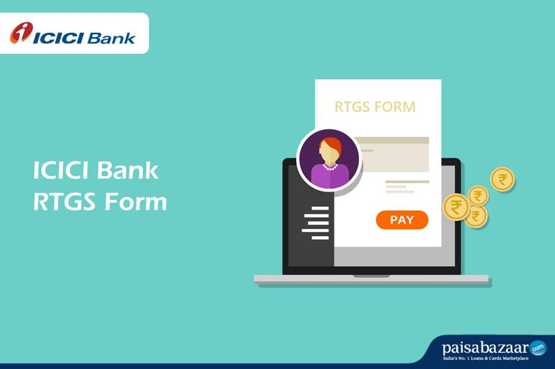 ICICI Bank RTGS Form