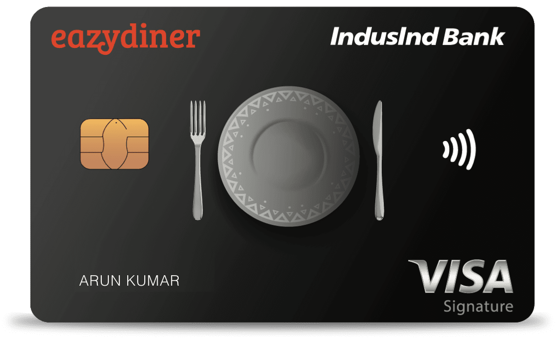 EazyDiner IndusInd Bank Credit Card