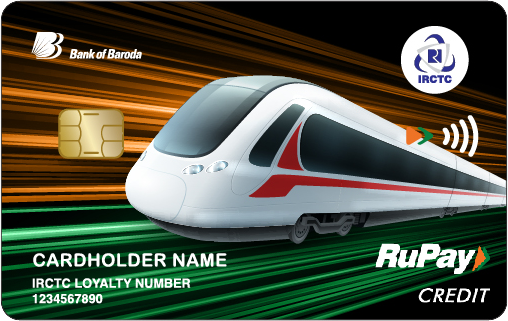 Image of IRCTC BOBCARD RuPay Credit Card